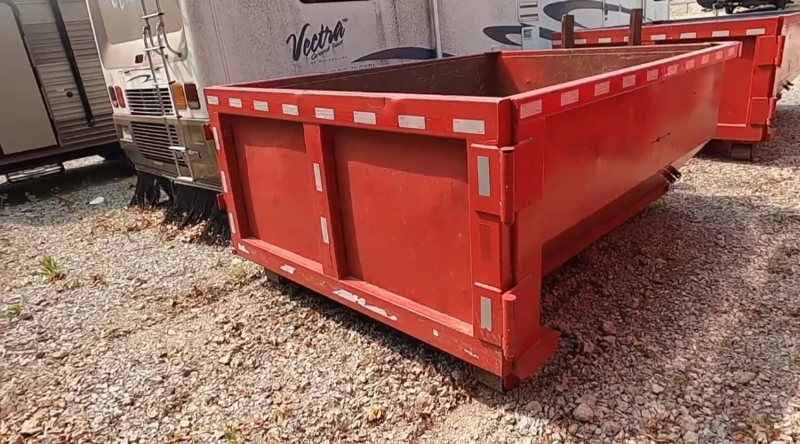 Side by side comparison of a 10 yard and 15 yard dumpster to find the best fit for your project